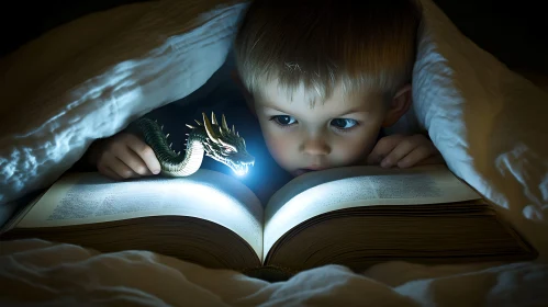 Child's Bedtime Story with Dragon