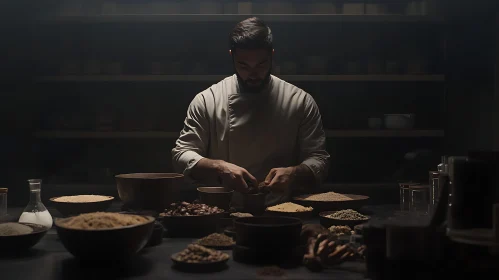 Culinary Artist at Work: Preparing Grains