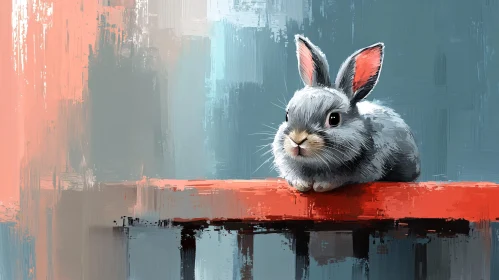 Fluffy Bunny Artwork