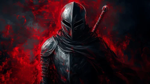 Dark Knight with Sword