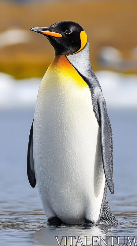 AI ART Majestic Penguin in Natural Habitat