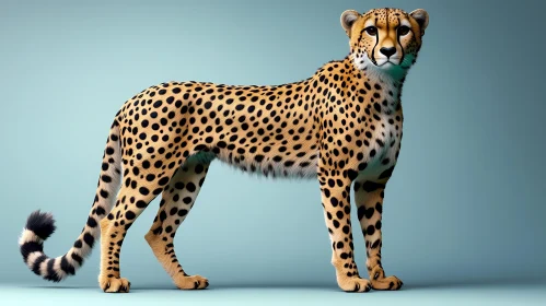 Spotlight on a Graceful Cheetah