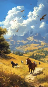 Mountain Meadow Horse Run