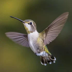 Delicate Hummingbird Soaring