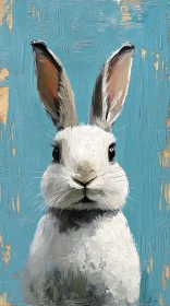 Textured Rabbit Art