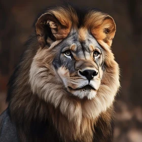 Lion close-up