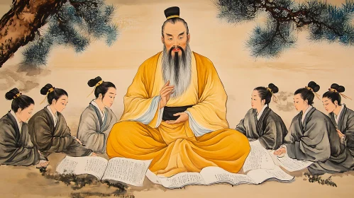 Ancient Wisdom: Confucius and His Disciples