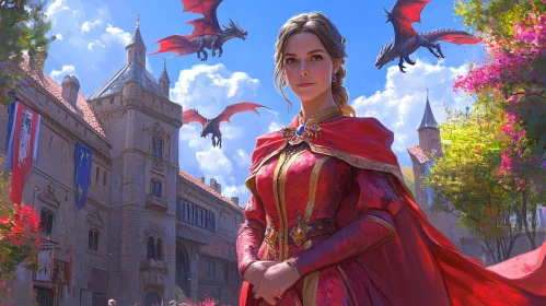 Lady and Her Dragons