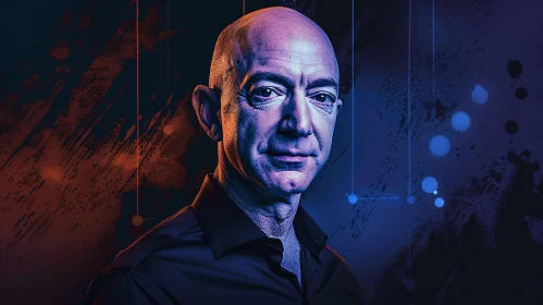 Jeff Bezos Abstract Art