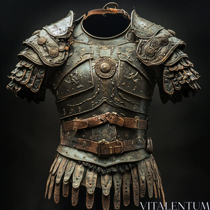 AI ART Medieval Armor Close-up