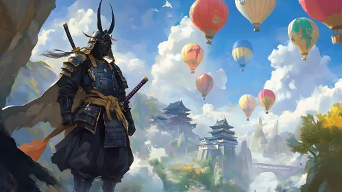 Warrior's Watch: Floating Dreams Above Temples