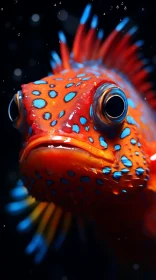 Colorful Fish in Underwater Setting: An Explosion of Pigmentation