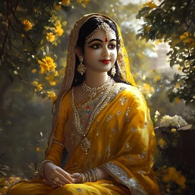 Golden Sari Beauty
