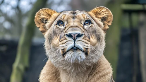 Close-Up of a Lioness