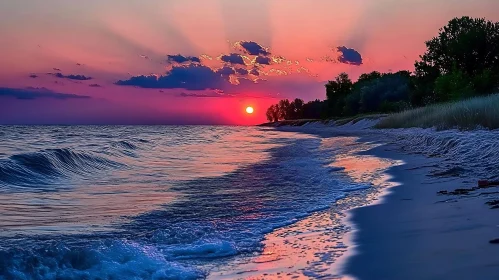 Seascape at Sunset