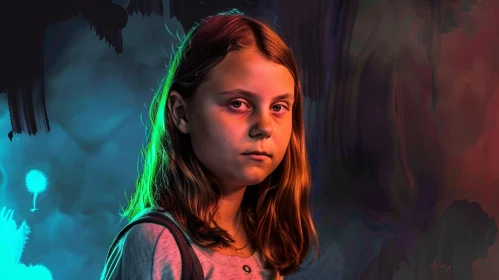 Mesmerizing Image of Greta Thunberg