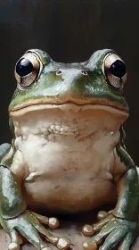 Artistic Frog Close-up