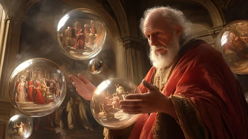 Sorcerer Casting Spells with Orbs