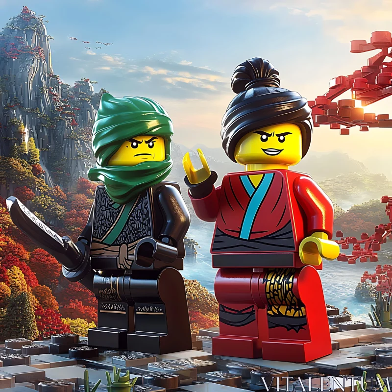 AI ART Ninja Lego Adventure