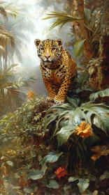 Leopard Among Lush Foliage