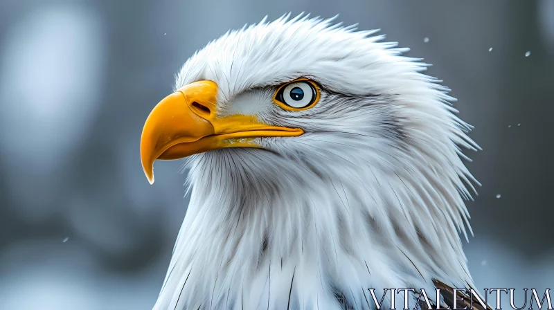 AI ART Eagle Portrait Close-up