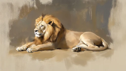 Regal Lion Art