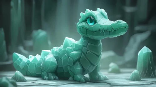 Fantasy Crystal-Like Creature Art