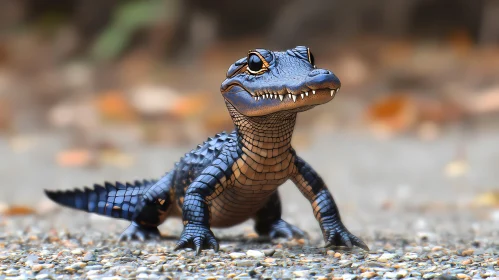 Juvenile Crocodile Artwork