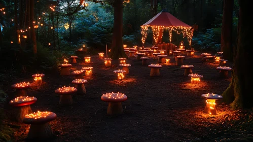 Candlelit Forest Gathering