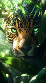 Leopard Portrait in the Jungle