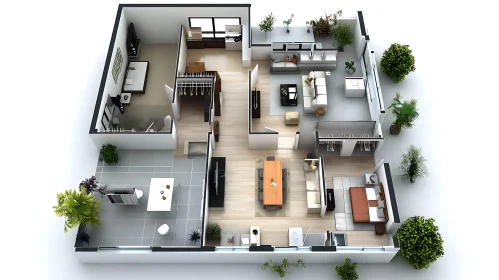 Contemporary Home Interior Layout