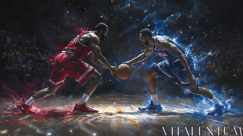 AI ART Intense Basketball Game