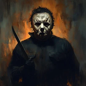 Sinister Masked Character Portrait