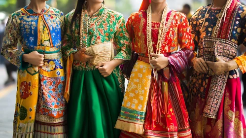 Colorful Traditional Dress