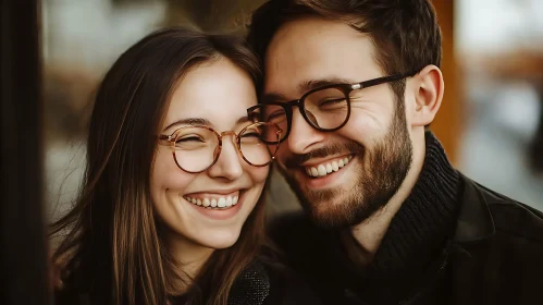 Smiling Couple in Love