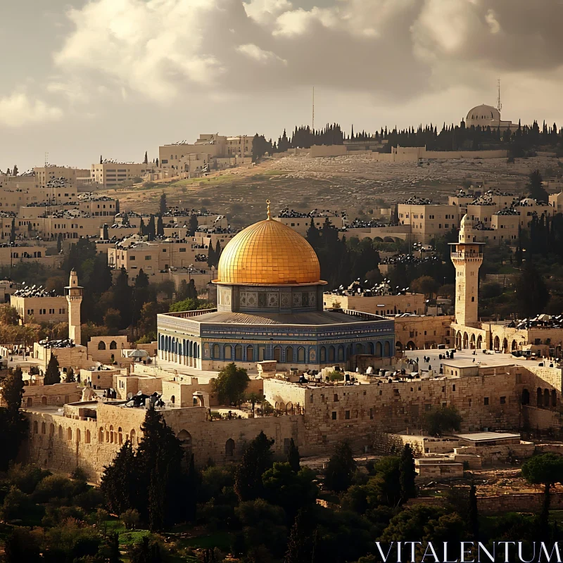 Dome of the Rock, Jerusalem AI Image