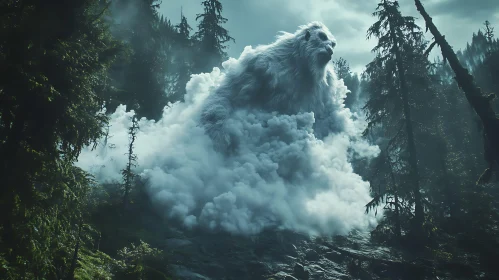 White Beast in the Woods