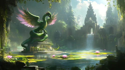 Winged Serpent in a Lost Kingdom