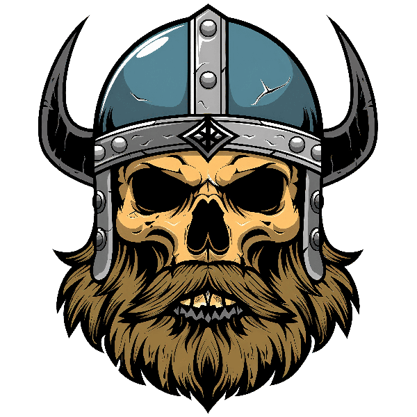 Viking Skull Design