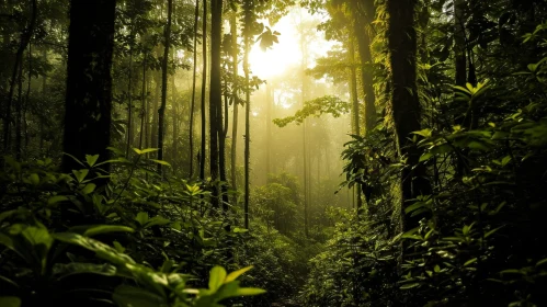 Majestic Tropical Rainforest: A Captivating Image