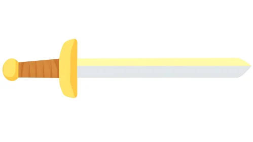 Simple Cartoon Sword Image