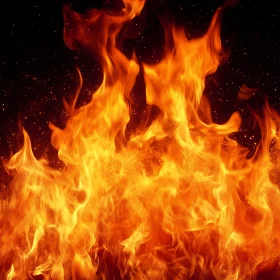 Raging Fire with Dynamic Flames