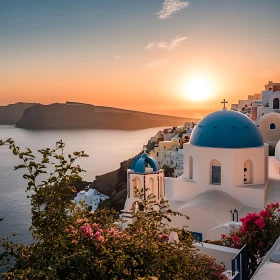 Greek Island Sunset