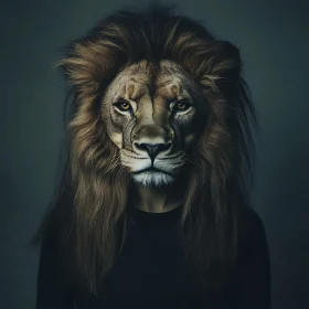 Hybrid Lion Person