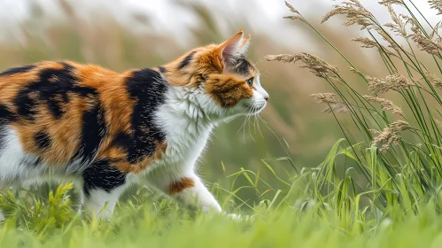 Cat in Natural Habitat
