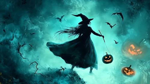 Halloween Night Witch