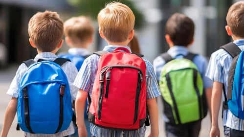 Children on the Way to School