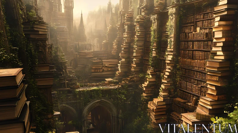 The Book City AI Image