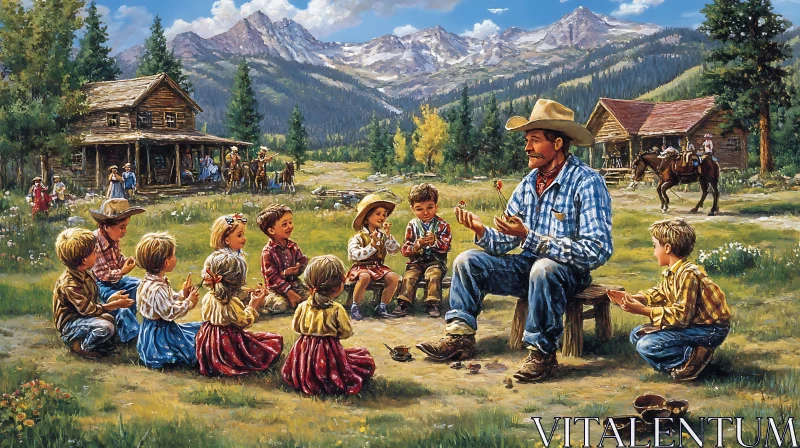 Outdoor Education with Cowboy AI Image