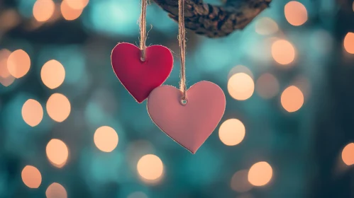 Hanging Hearts of Affection